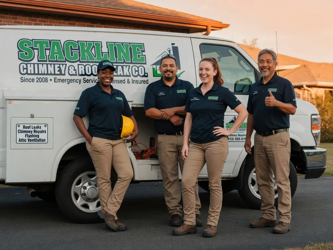 Chimney flashing repair company in Glen Alpine, NC